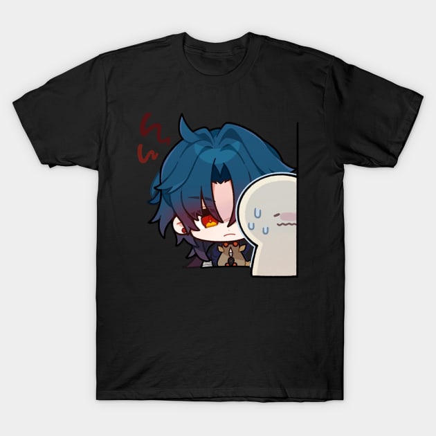 Honkai Star Rail Chibi Blade 3 T-Shirt by HoyoStan